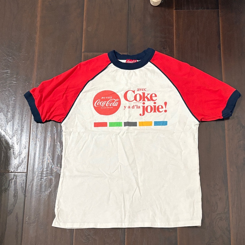 Coca Cola Kids Red and White Graphic Tee